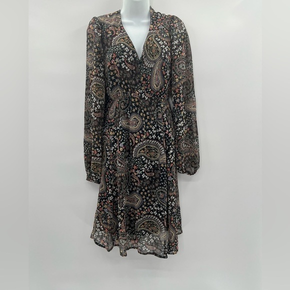 Torrid Paisley Chiffon Babydoll Dress – Size 0 (L/12) NWT - Picture 3 of 6